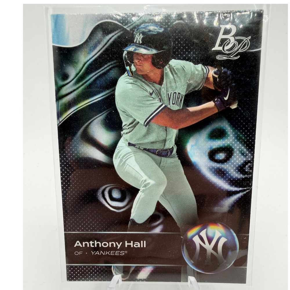 2023 Topps Bowman Platinum Anthony Hall New York Yankees Prospect Card TOP-73